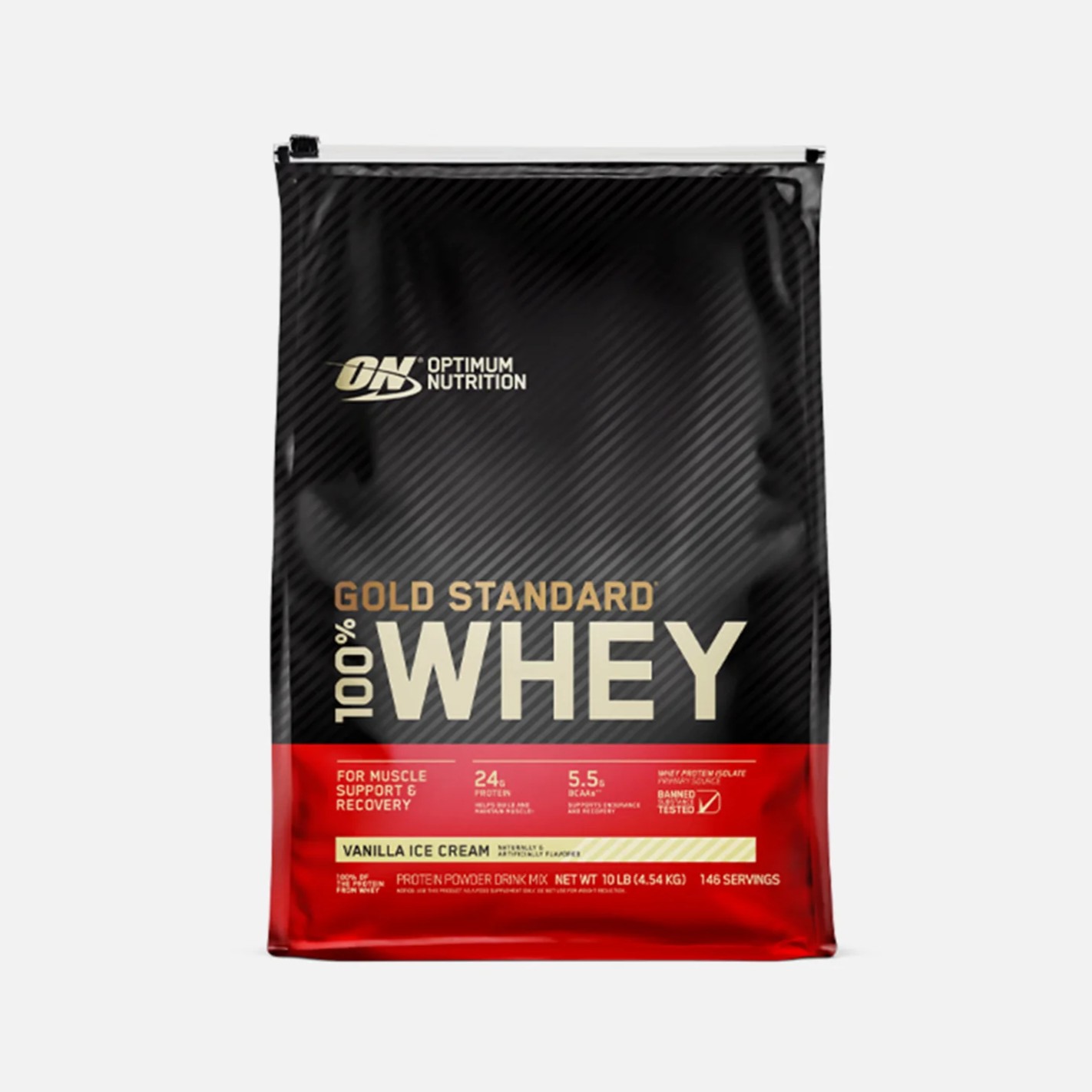 ON 100% Whey Gold Standard 4540g (Ванильное мороженое)