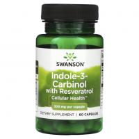 Swanson Indole-3-Carbinol with Resveratrol 200mg 60caps
