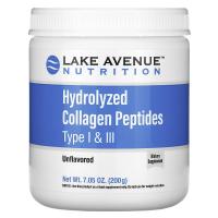 Lake Avenue Hydrolyzed Collagen Peptides Type I-III 200g