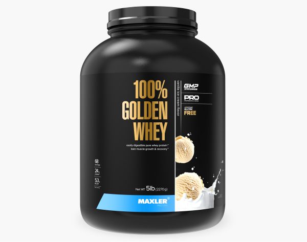 Maxler 100% Golden Whey 2270g Ванильное Мороженое