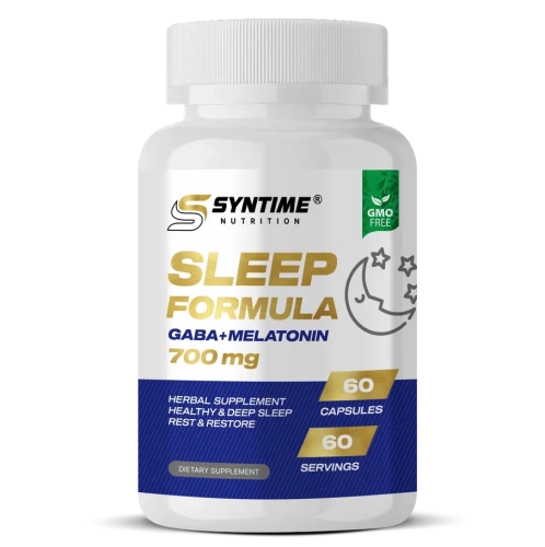 Syntime Nutrition Sleep Formula GABA+Melatonin 60caps