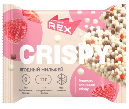 ProteinRex Хлебцы протеино-злаковые 55г Ягодный мильфей