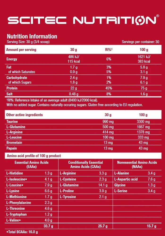 Scitec Nutrition 100% Whey Protein Professional 920g