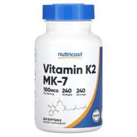 Nutricost Vitamin K2 MK-7 100mcg 240softgels