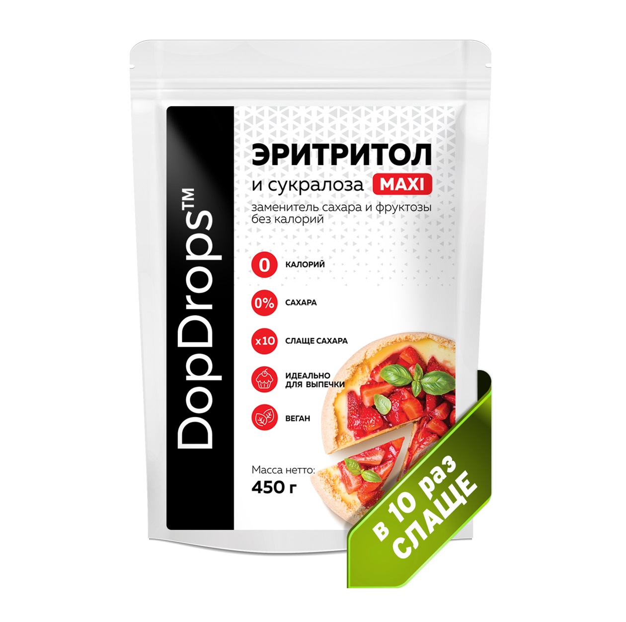 DopDrops Эритритол МАКСИ 450гр