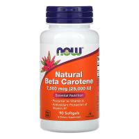 NOW Natural Beta Carotene 25000IU 90softgels