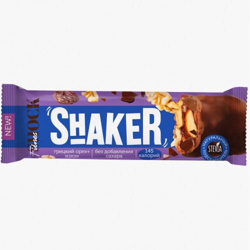 FitnesShock Протеиновый батончик Shaker 35g Грецкий орех