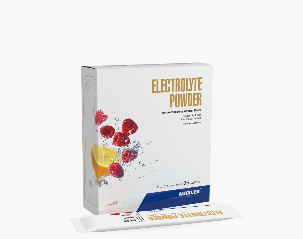 Maxler Electrolyte Powder 15x6.8g Лимон-малина