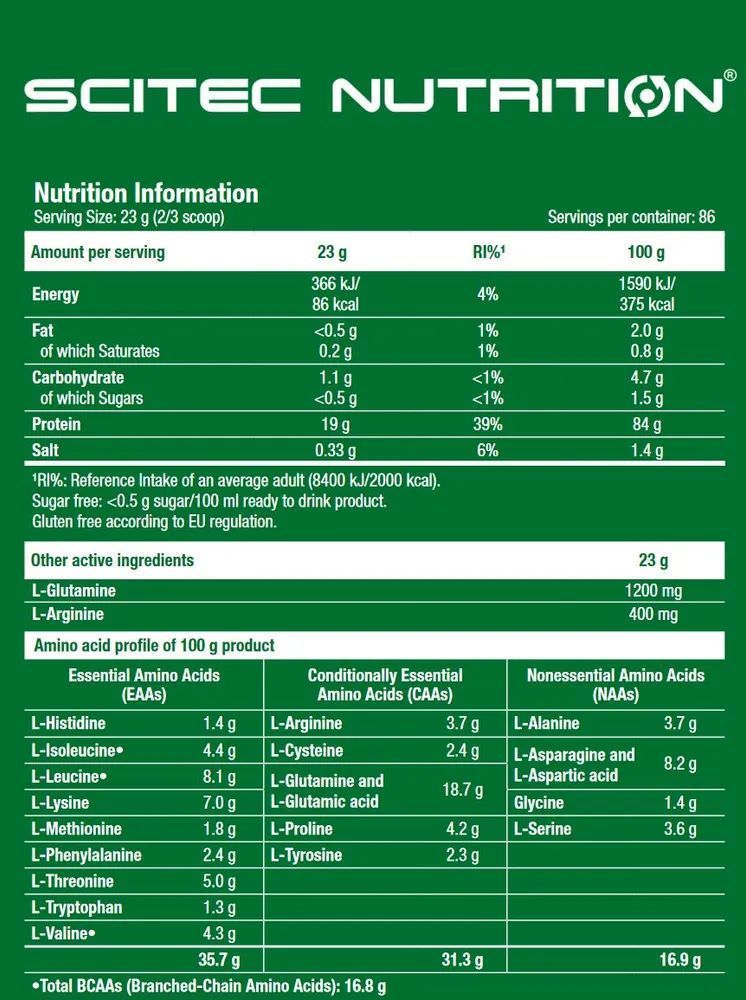 Scitec Nutrition 100% Hydro Isolate Protein 2000gr