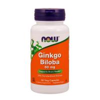 NOW Ginkgo Biloba 60mg 60caps