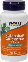 NOW Potassium Gluconate 99mg 100tabs