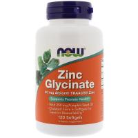 NOW Zinc Glycinate 30mg 120softgels