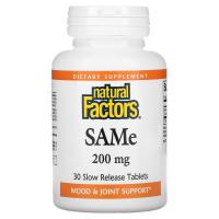 Natural Factors SAMe 200mg 30tabs