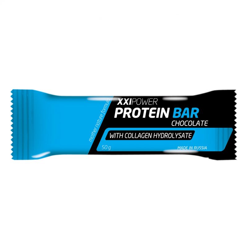 XXI Power Protein Bar с Коллагеном 50гр Шоколад/шоколадная глазурь