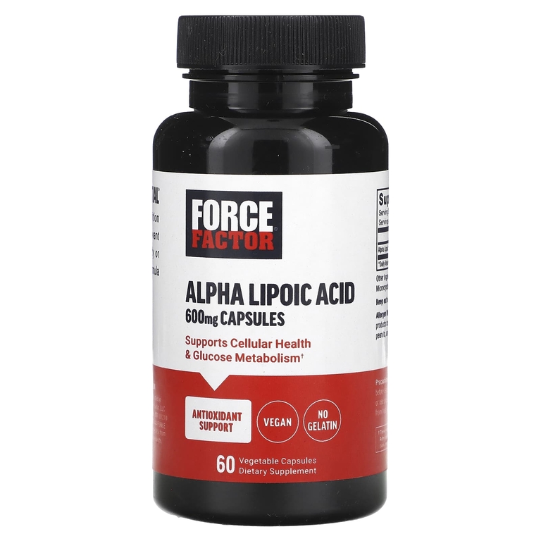 Force Factor Alpha Lipoic Acid 600mg 60vcaps