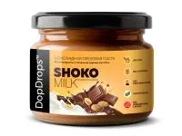 DopDrops Шоколадная арахисовая паста Shoko Milk Peanut Butter 250g 