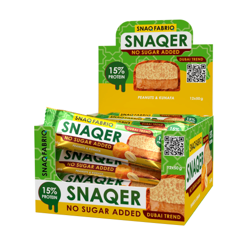 Snaq Fabriq Батончик SNAQER Арахис и фисташковое тесто 50гр