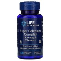 Life Extension Super Selenium Complex with Vitamin E 200mcg 100vcaps