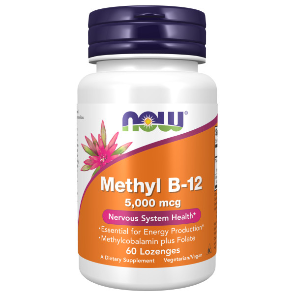 NOW Methyl B-12 5000mcg 60lozenges