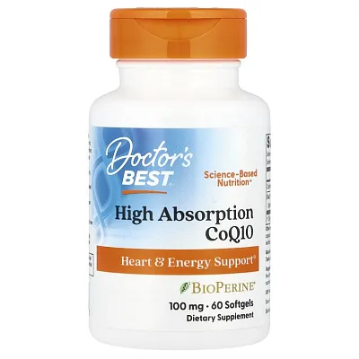Doctor's Best CoQ10 Коэнзим Q10 100mg 60softgels