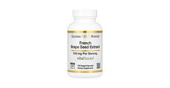 California Gold Nutrition French Grape Seed Extract 100mg 120vcaps