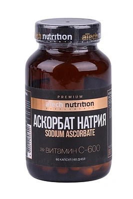 aTech nutrition Premium Витамин C Аскорбат натрия 60капсул
