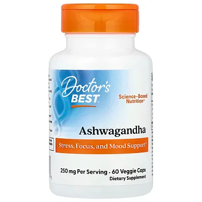 Doctor's Best Ashwagandha 250mg 60vegcaps