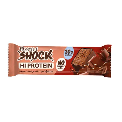 FitnesShock Протеиновые батончики без сахара 40гр